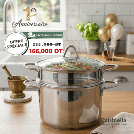 Milano couscoussier 22cm , 5L