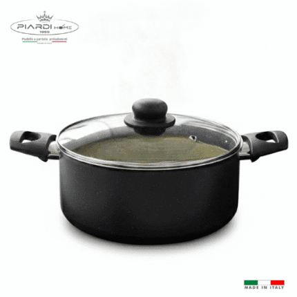 PIARDI - Faitout 24 cm avec couvercle en verre