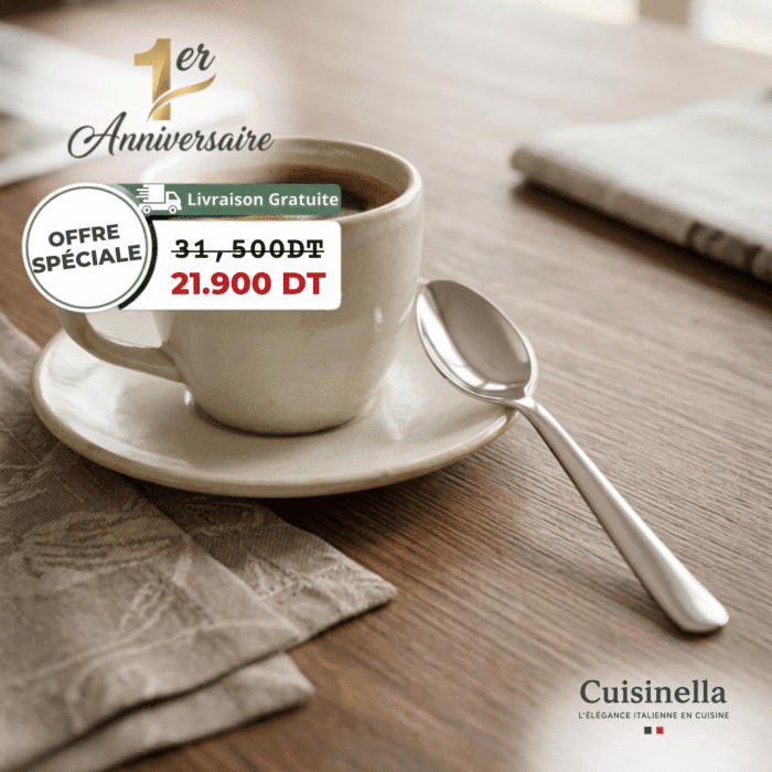 Hilton set de  6 cuillères à café – Image 1