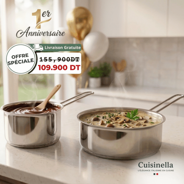 Pack de 2 casseroles droites 12cm & 16cm – Image 1